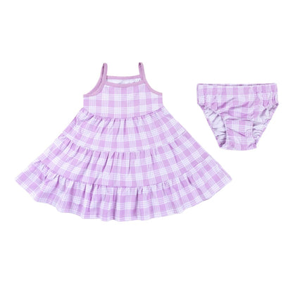 Poni Palaka Bamboo Ruffle Tier Dress: 5/6