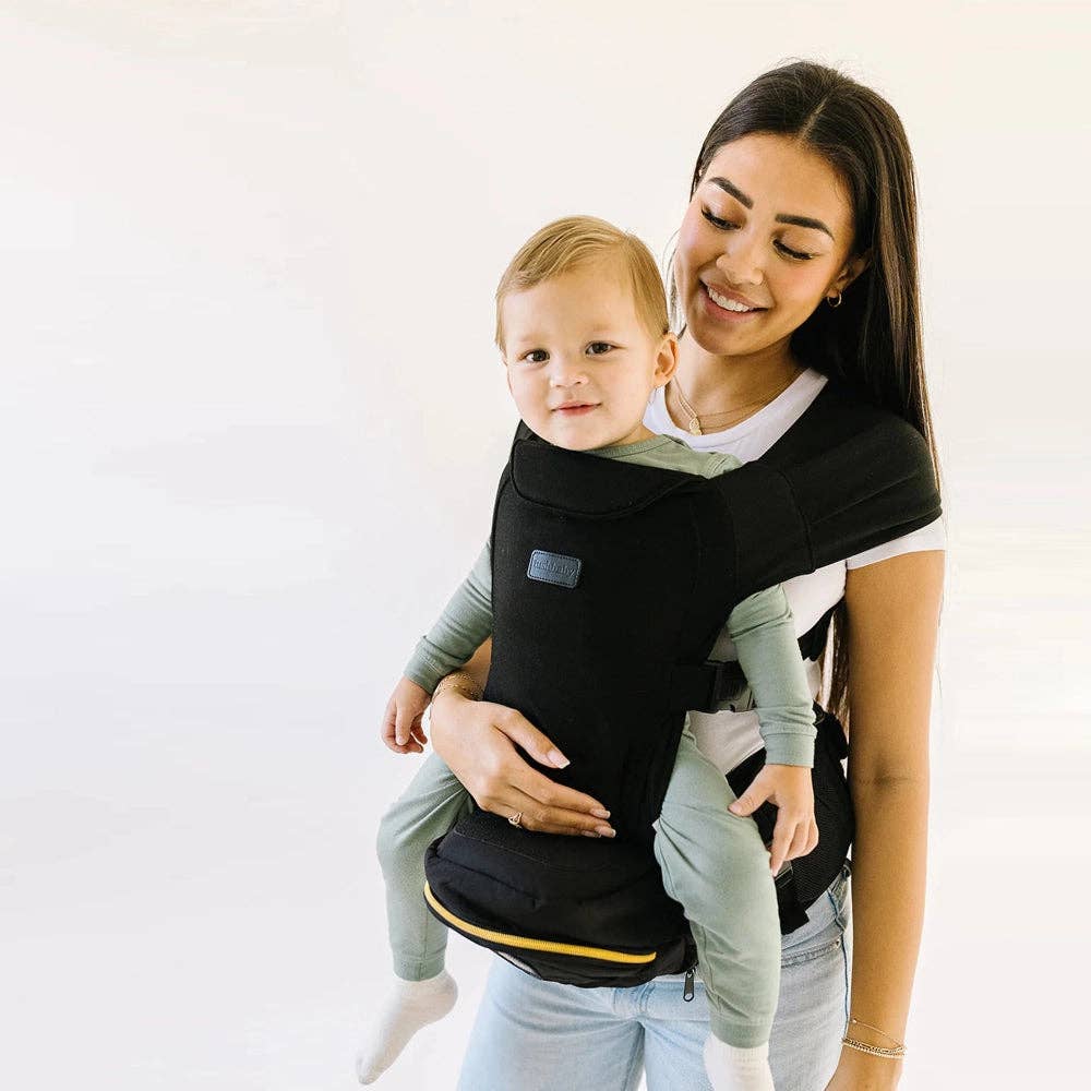 The Tushbaby Hip Carrier: Black & Gold / Tushbaby