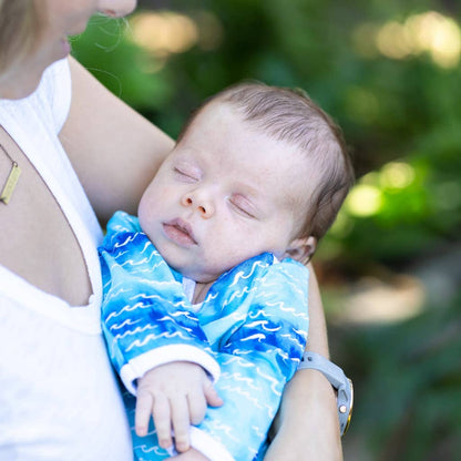 Nalu Bamboo Layette Gown: 0-3M
