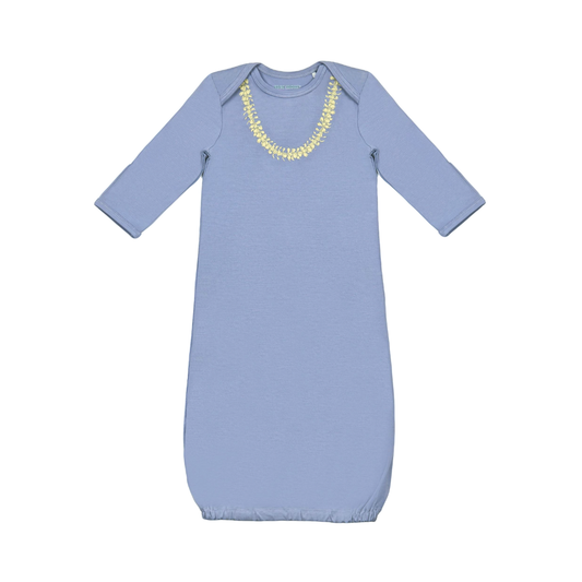 Lei Pua Kenikeni Bamboo Layette Gown: 3-6M