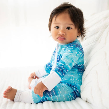 Nalu Bamboo Coverall: 6-9M