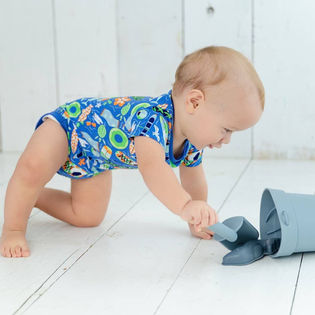 Beach Day Bamboo Onesie: 0-6M