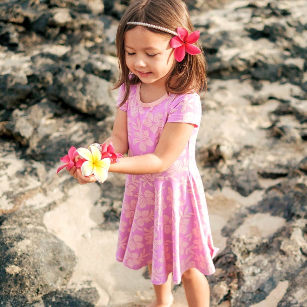 Sunrise Blooms Bamboo T-Shirt Dress: 0-6M