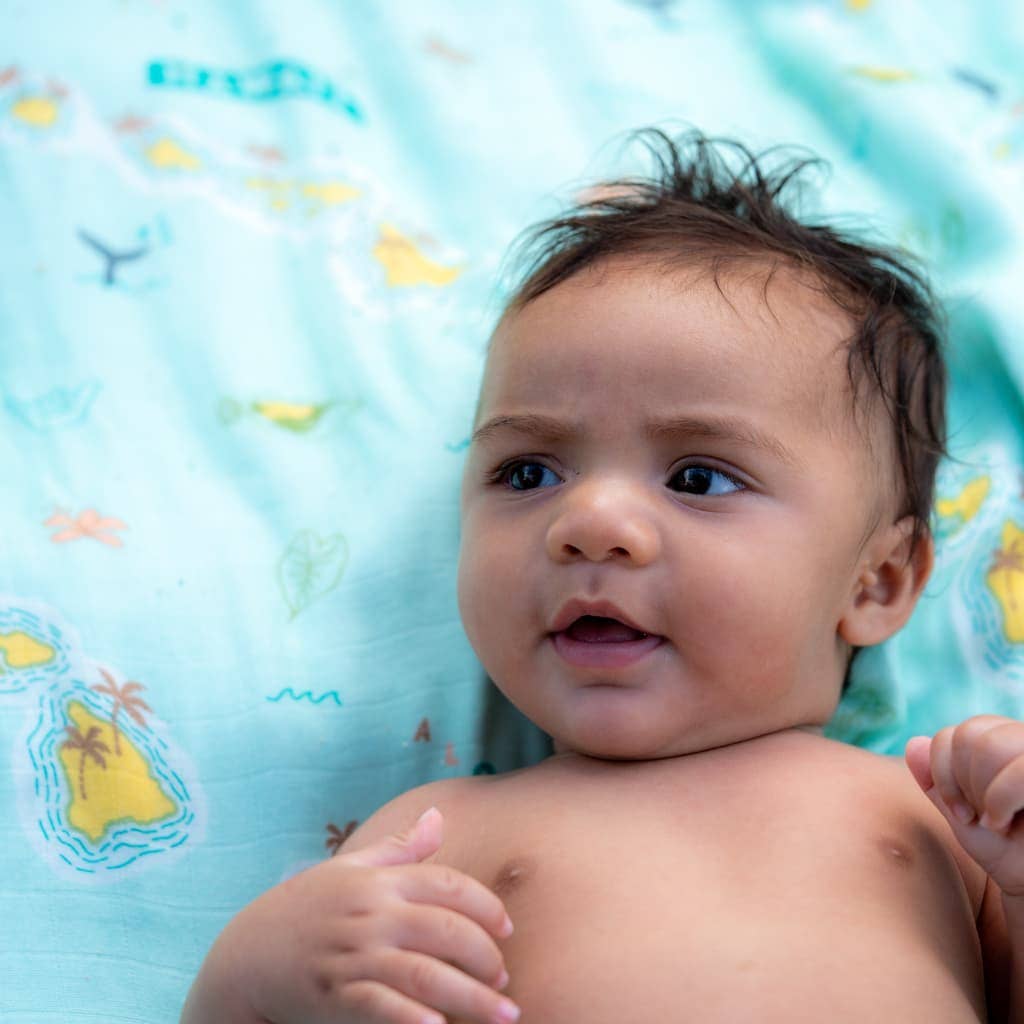 Kuʻu Home O Hawaiʻi Baby Bamboo Quilt