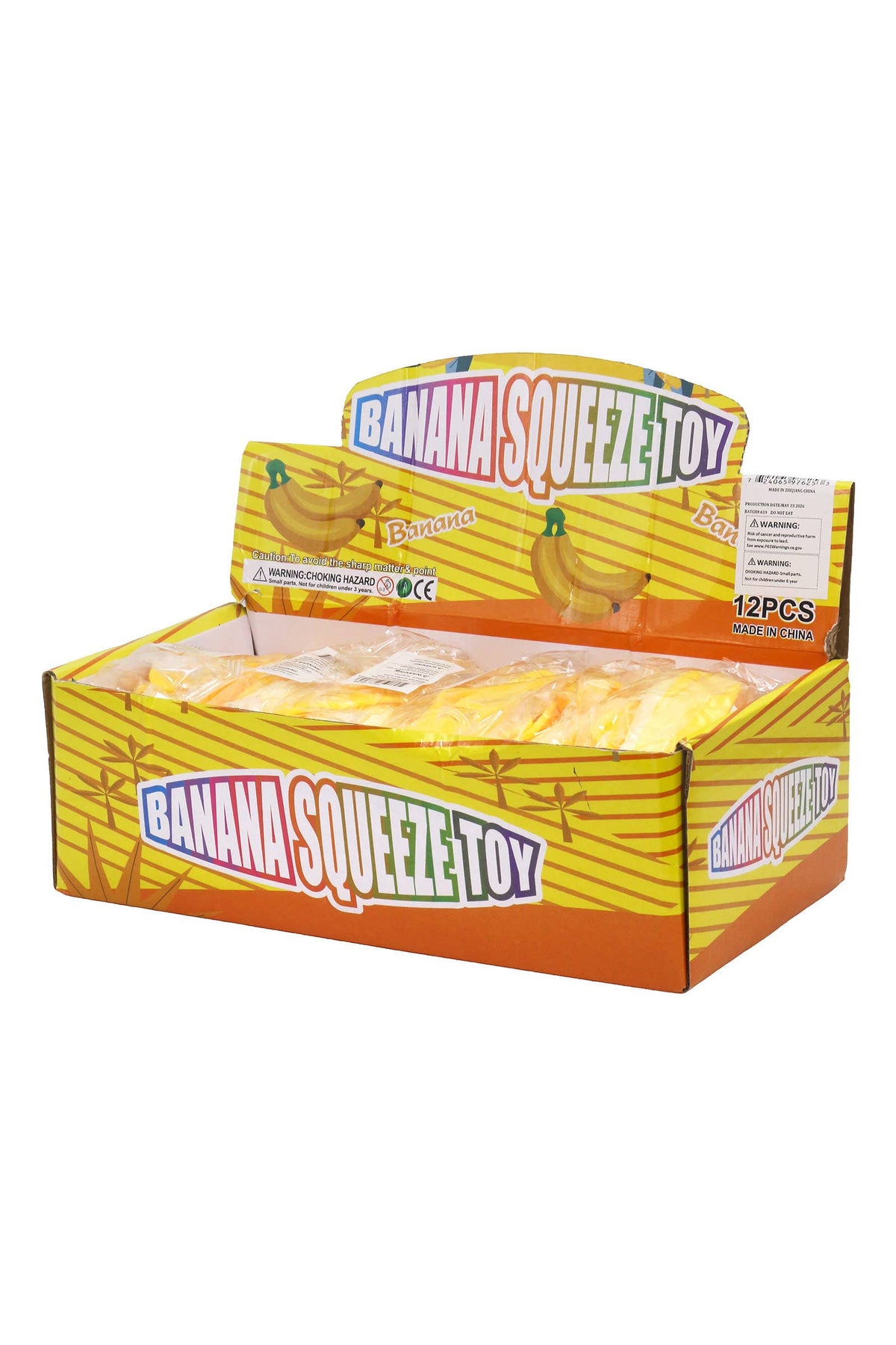 Peeling Yellow Banana Squishy