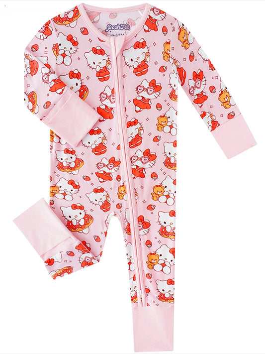 PoshTOT Sanrio Hello Kitty Romper: 6-12M