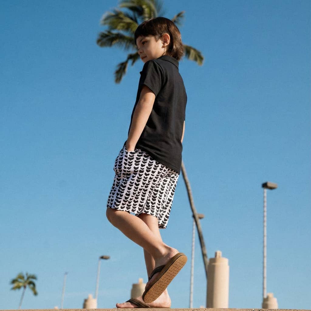 Shell-ish Bamboo Drawstring Shorts: 18-24M