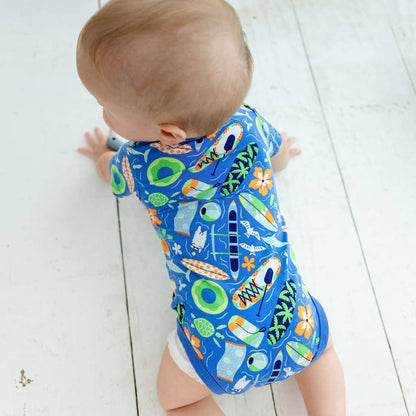 Beach Day Bamboo Onesie: 6-12M