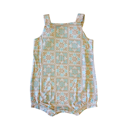 Blue Kuiki Knotted Overall: 12-18MO