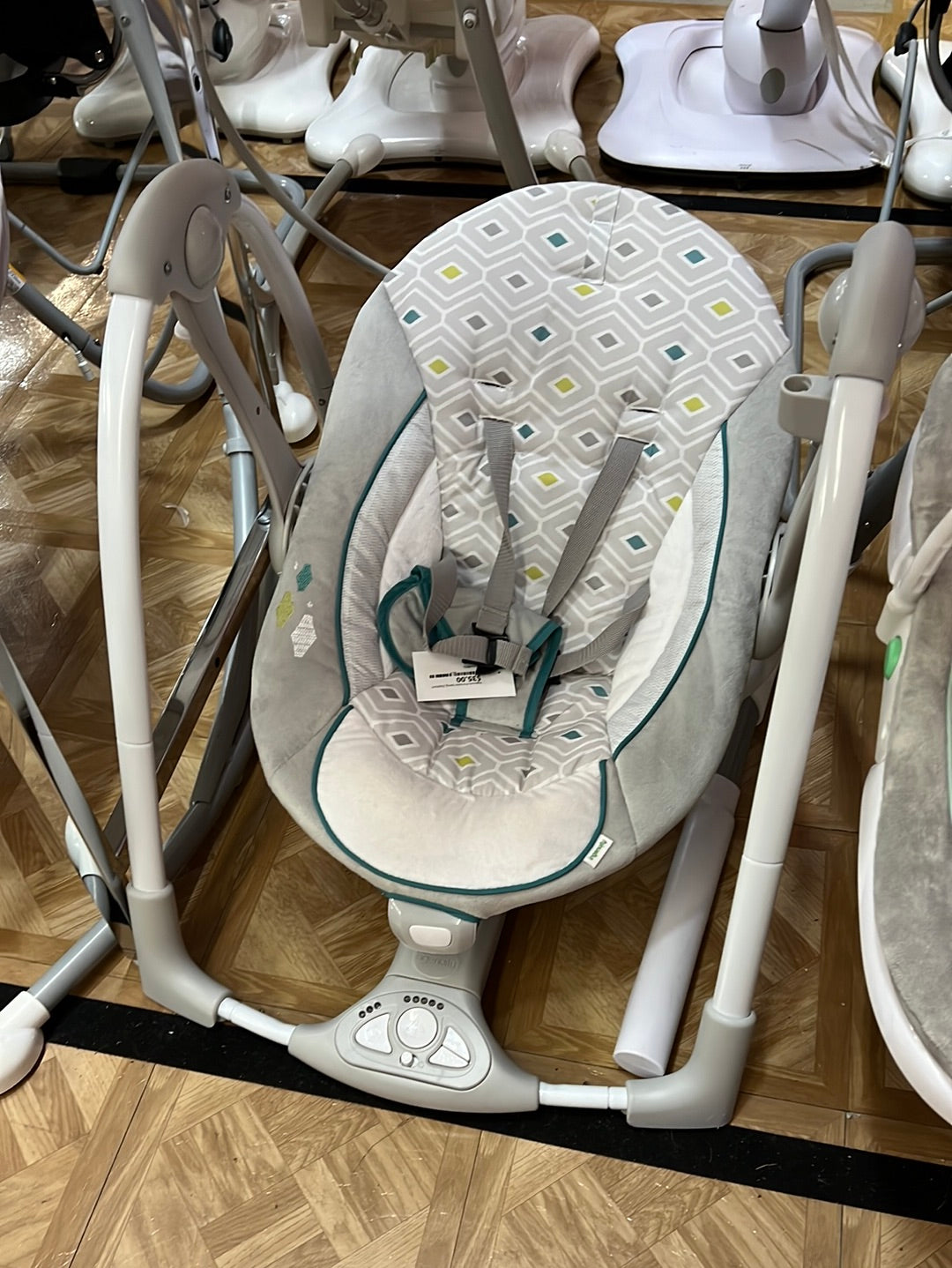Ingenuity Portable Swing, Elephant