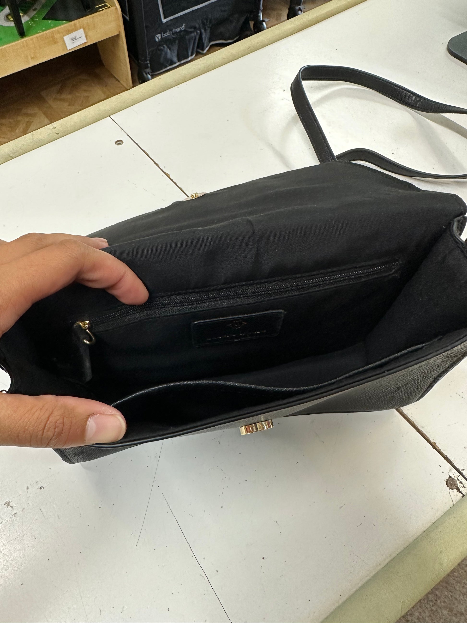 Nanette Lepore Women Crossbody Purse Faux Leather Handbag with Removable  Pouch Tan