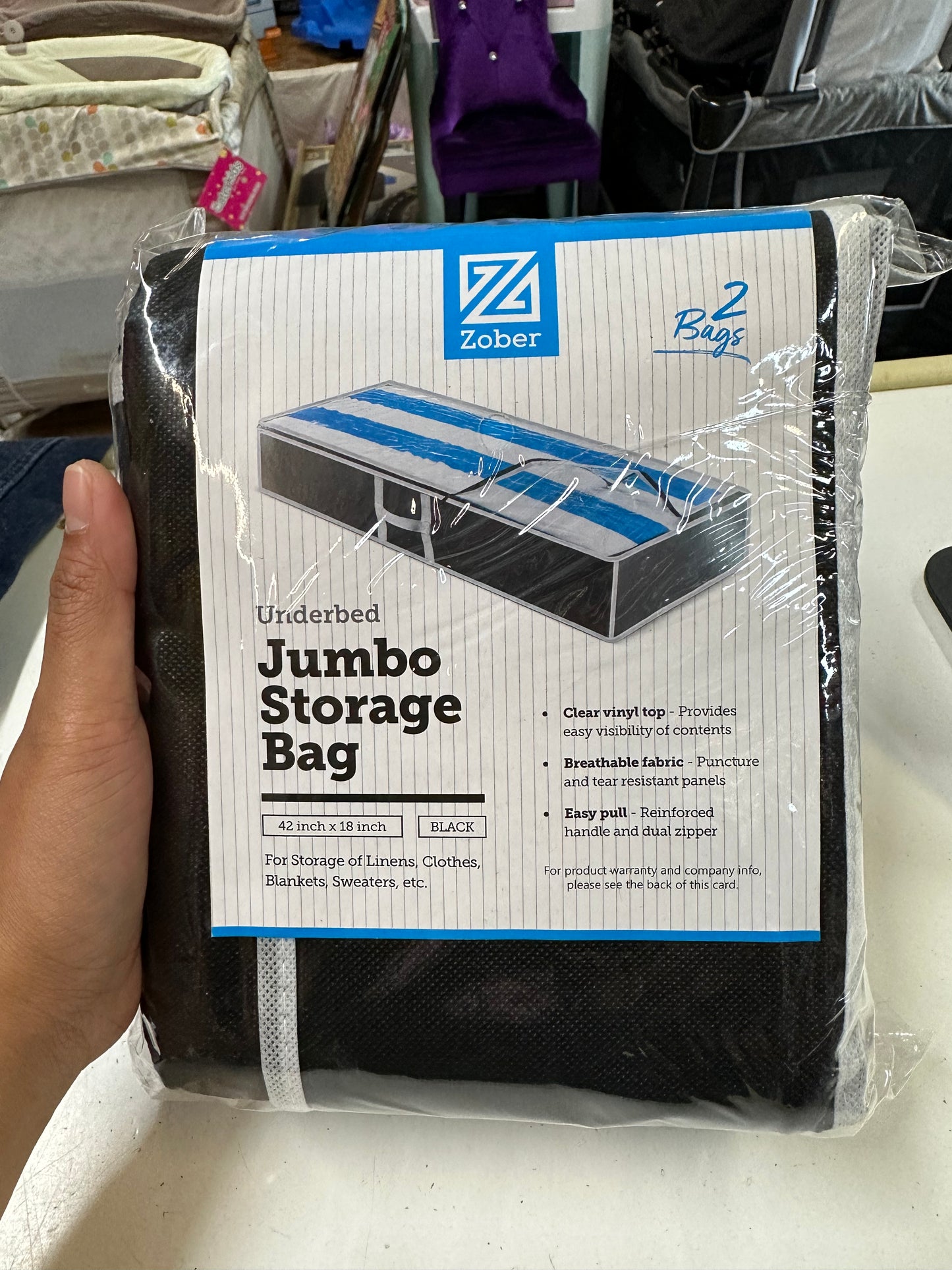 New Zober Underbed Jumbo Storage Bag