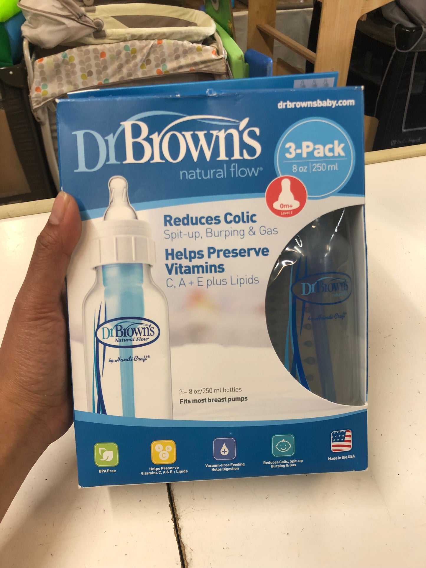 New Dr. Brown Natural Flow Bottles, 3pk