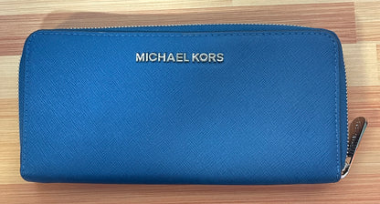 Michael Kors Blue Purse and Wallet