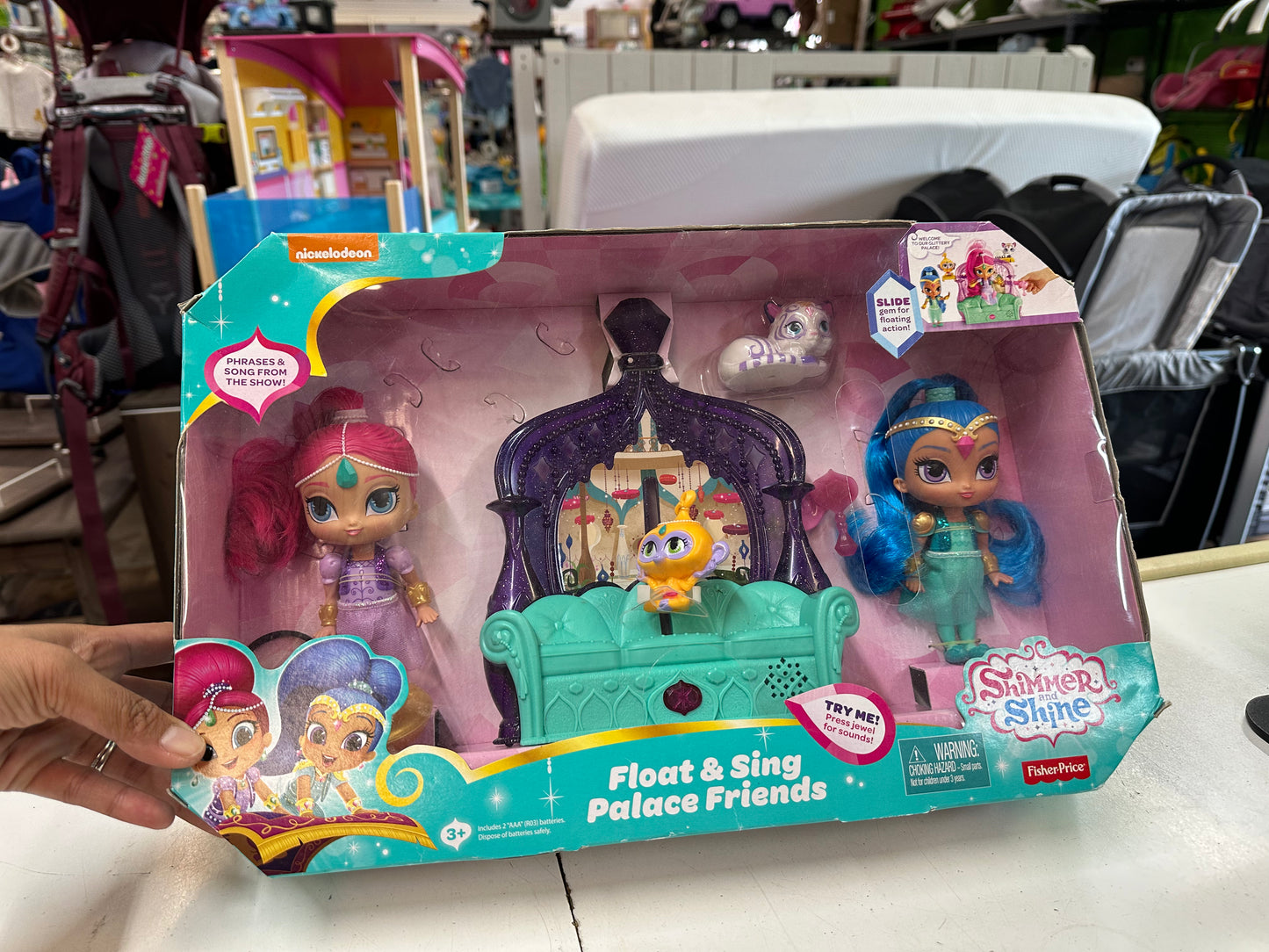 Shimmer and shine palace top playset