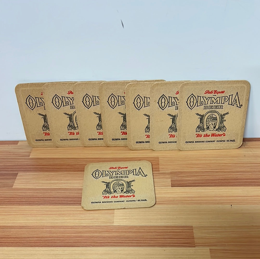 1950-1960 Olympia Beer Coasters 8pk