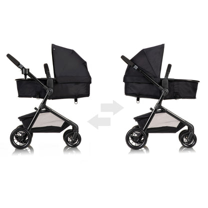 New Evenflo Pivot Modular Travel System with LiteMax Infant Car Seat with Anti-Rebound Bar