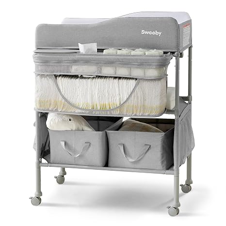 New Sweeby Changing Table, Grey