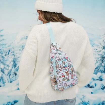 New Jujube Tokidoki Crossbody Sling, Snow Day