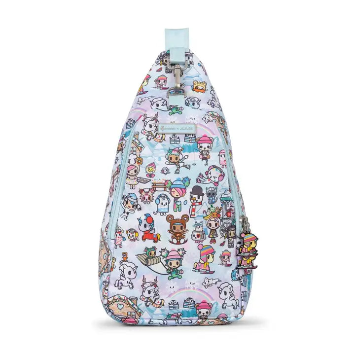 New Jujube Tokidoki Crossbody Sling, Snow Day