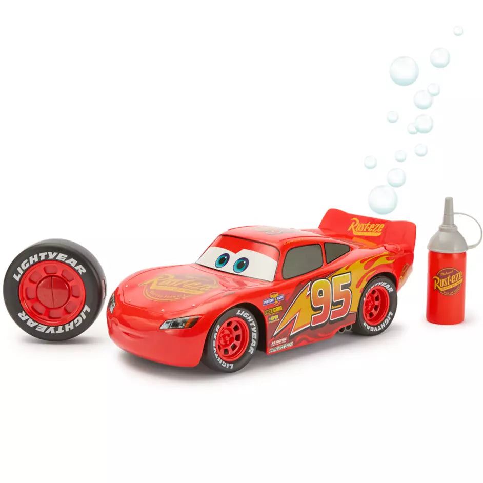 Disney Lightning Mcqueen Bubble RC Car