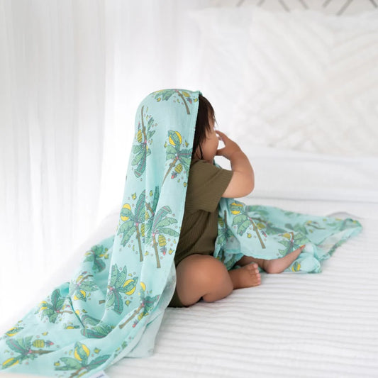 Coco Moon Swaddle Blanket, Banana Moon