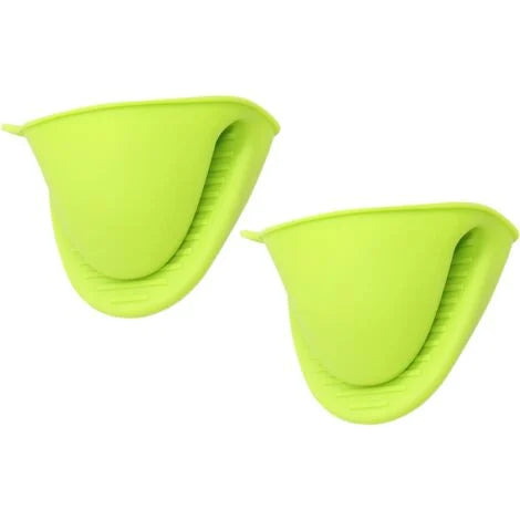 New Silicone Oven Mitts, Green
