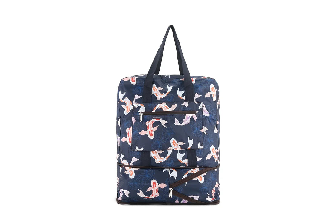 Happy Wahine Foldable Duffle Bag