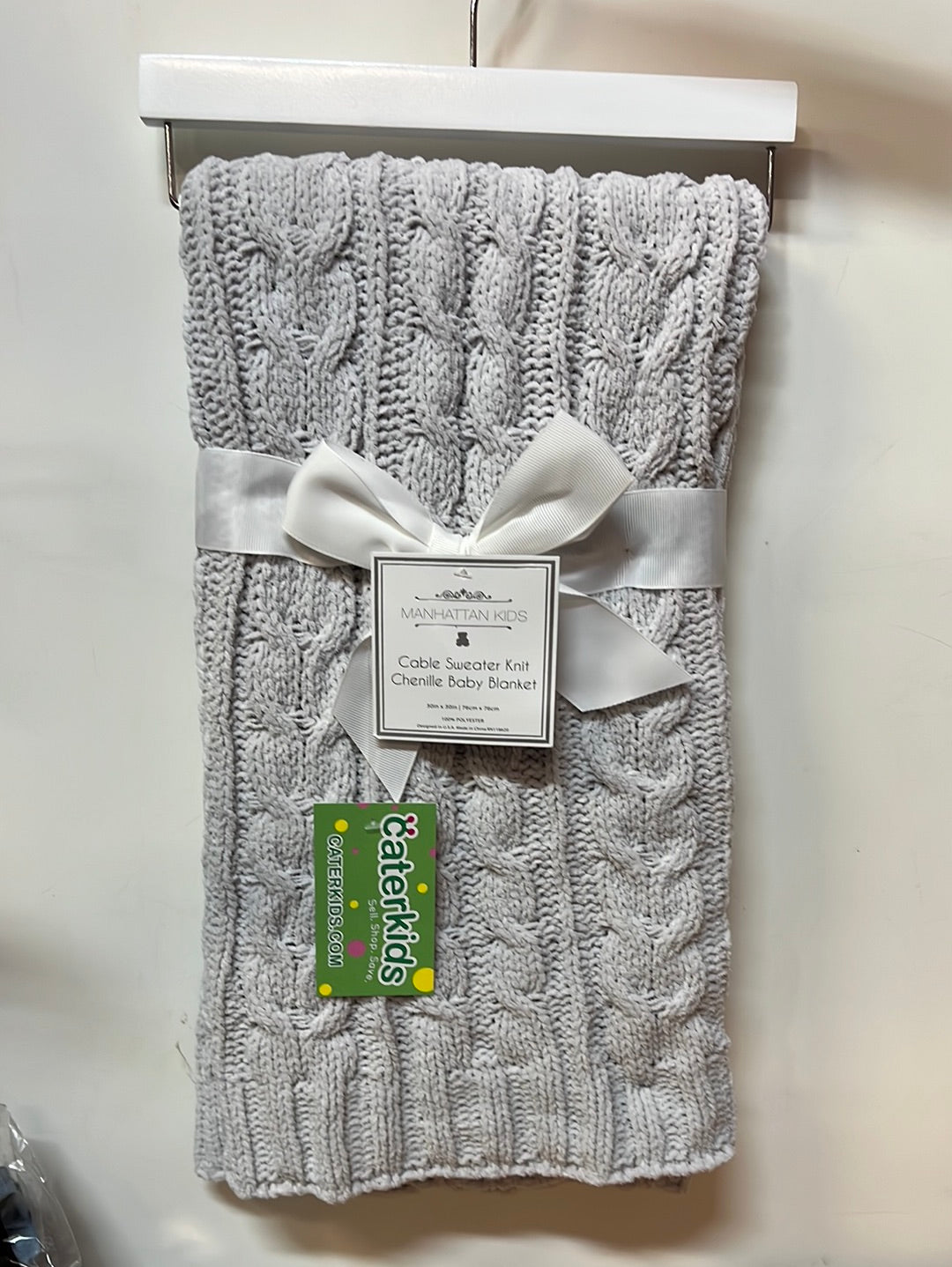 New Knit Chenille Baby Blanket