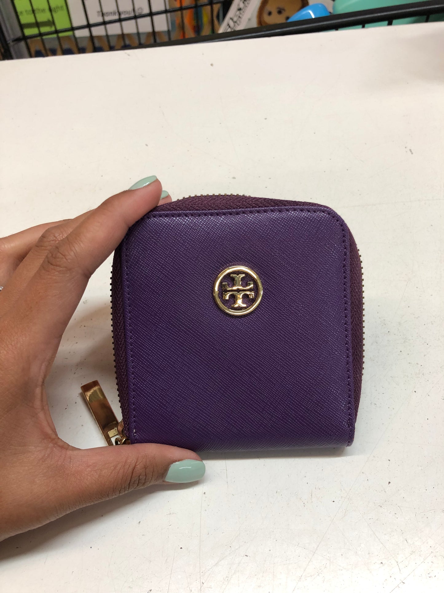 Tory Burch Mini Wallet, Purple