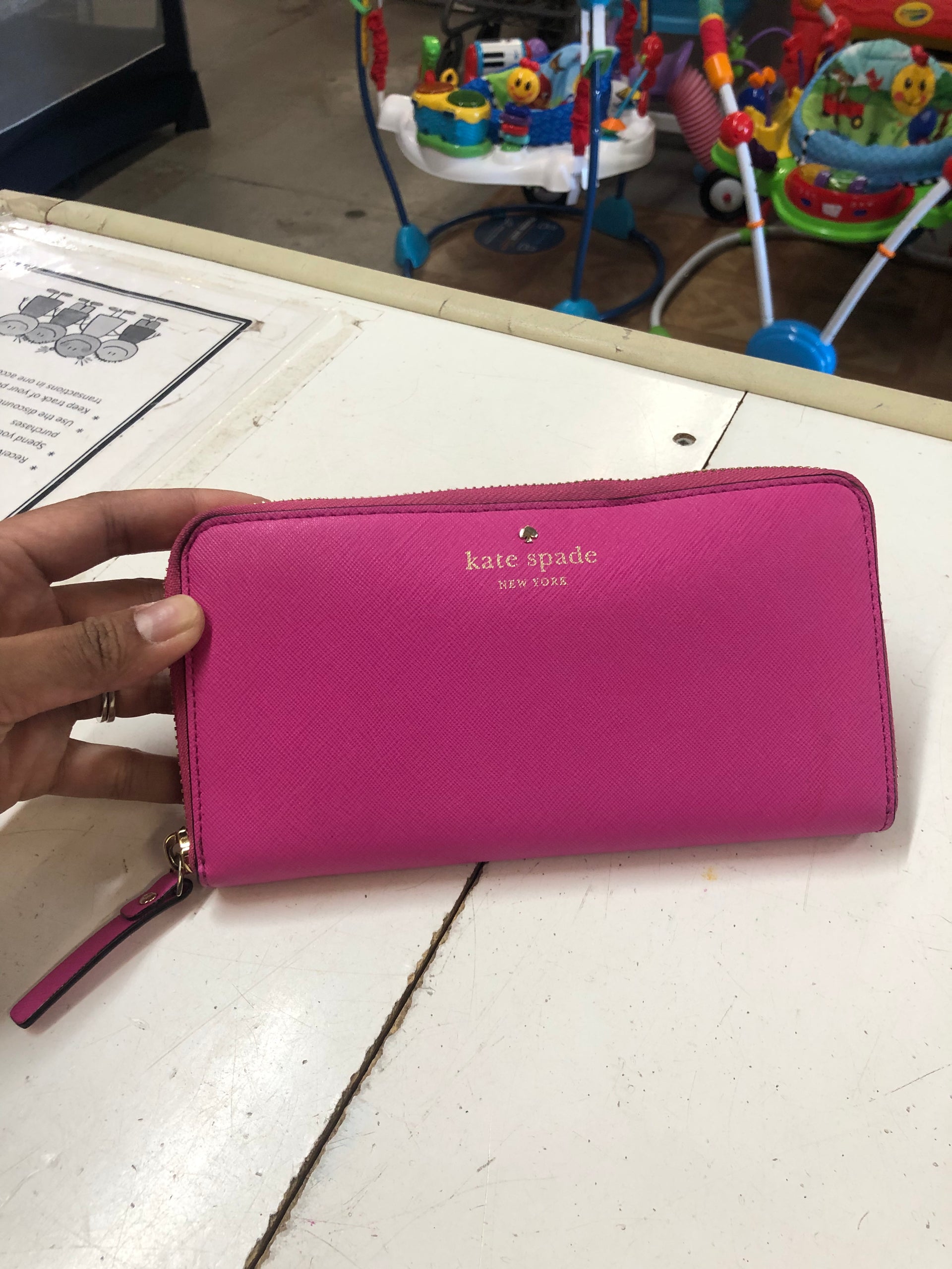 Pink kate spade purse and wallet Clearance