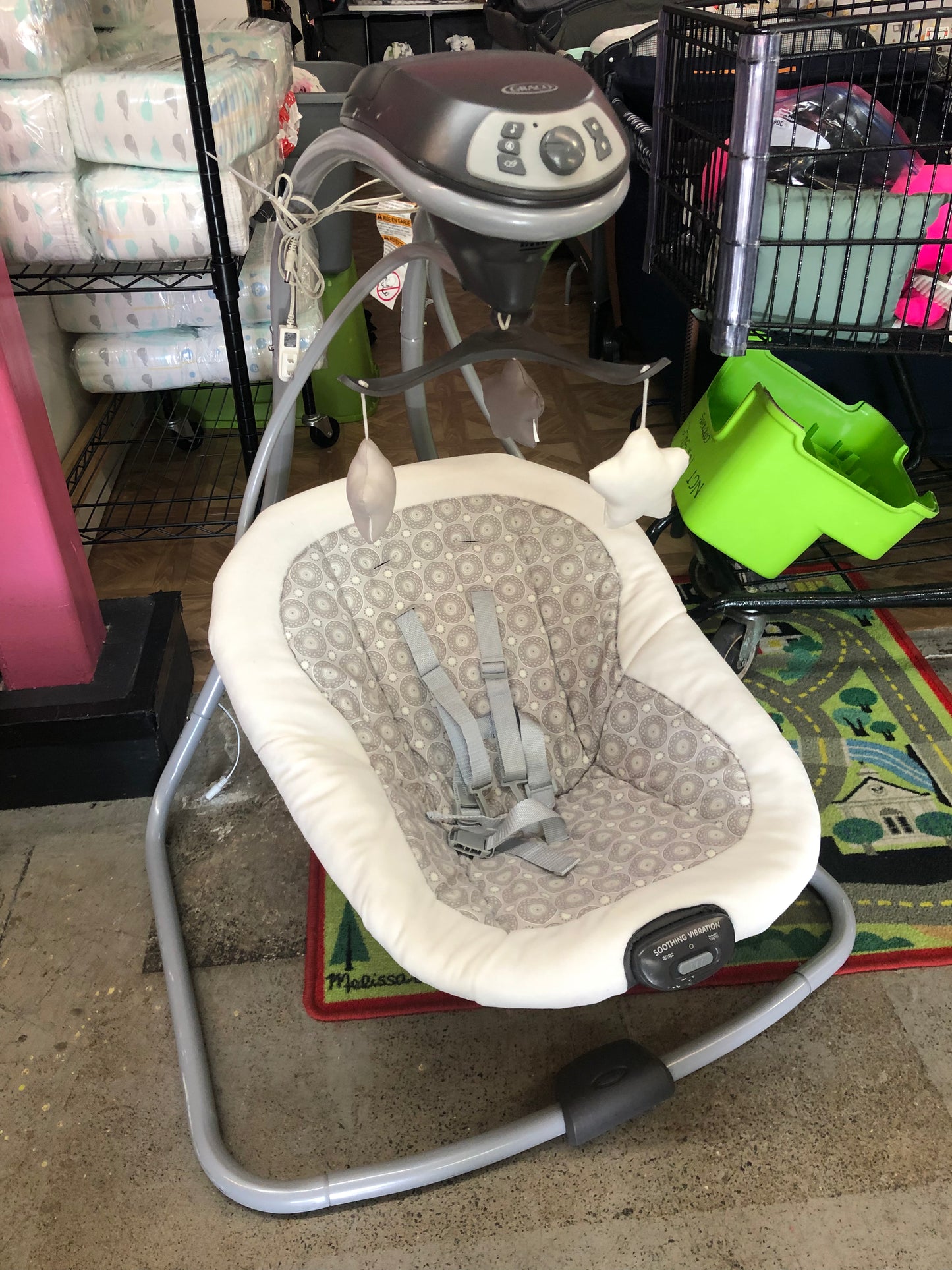 Graco Simple Sway Swing, Brown