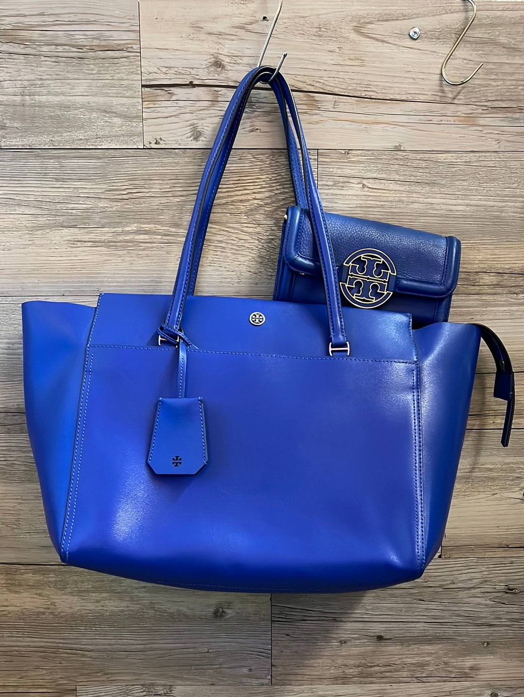 Tory Burch Tote & Leather Wallet Set