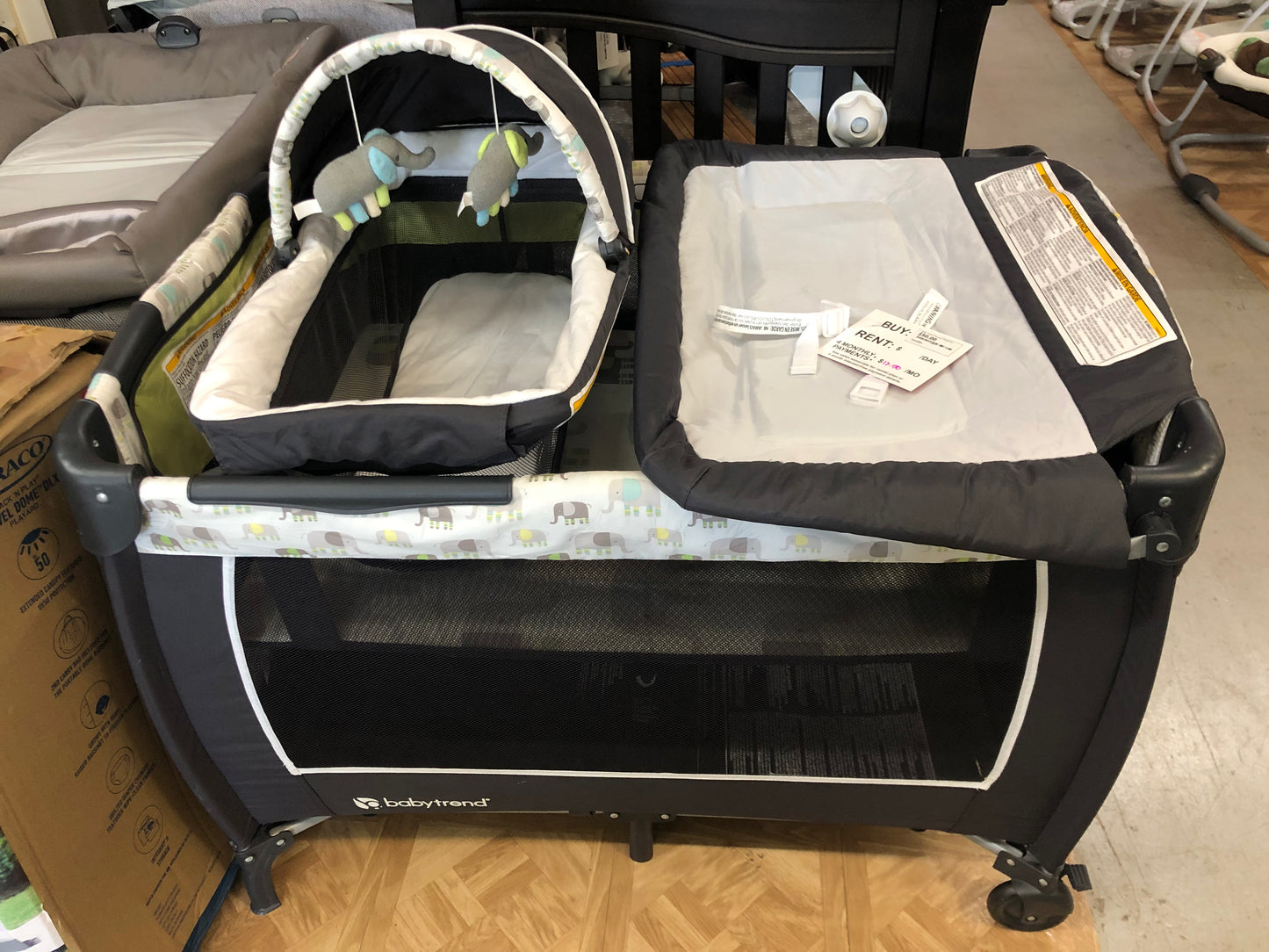 Baby Trend Playard, Elephants