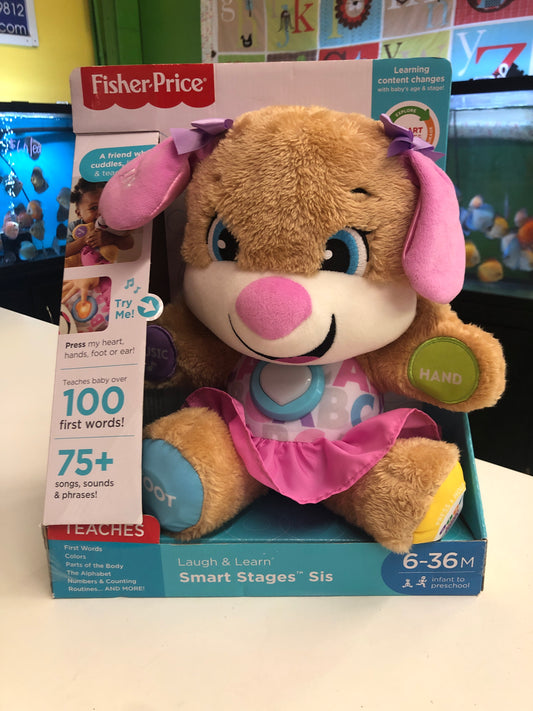 New Fisher Price Laugh & Learn Smart Stages Sis