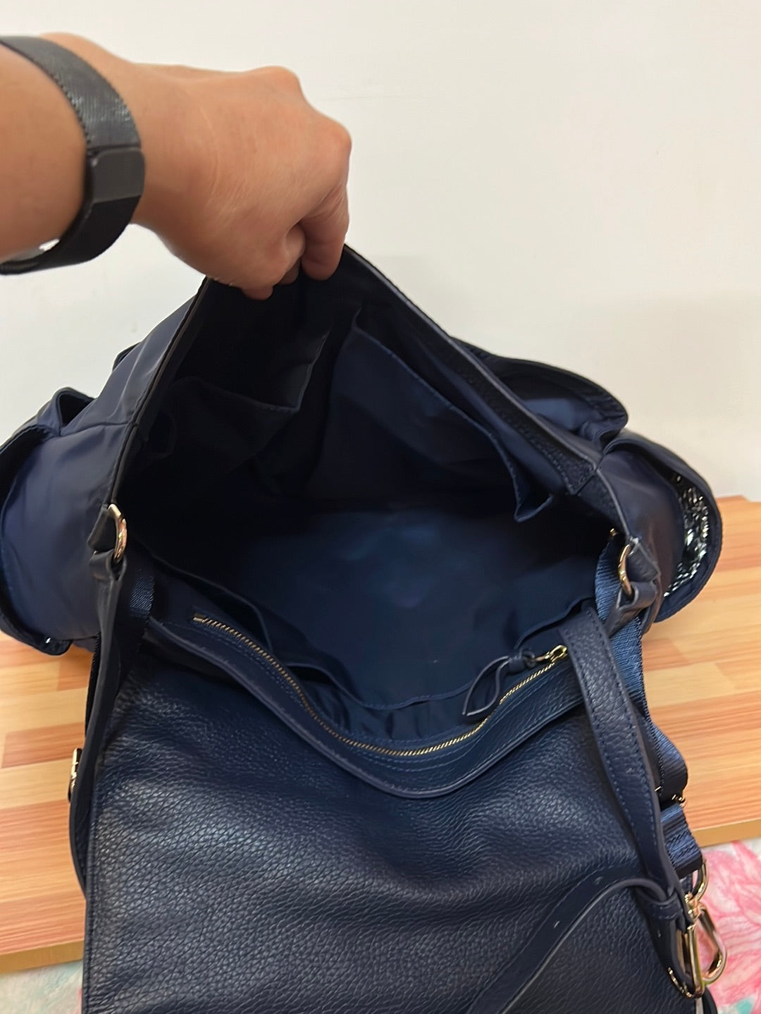 Tory burch best sale black diaper bag