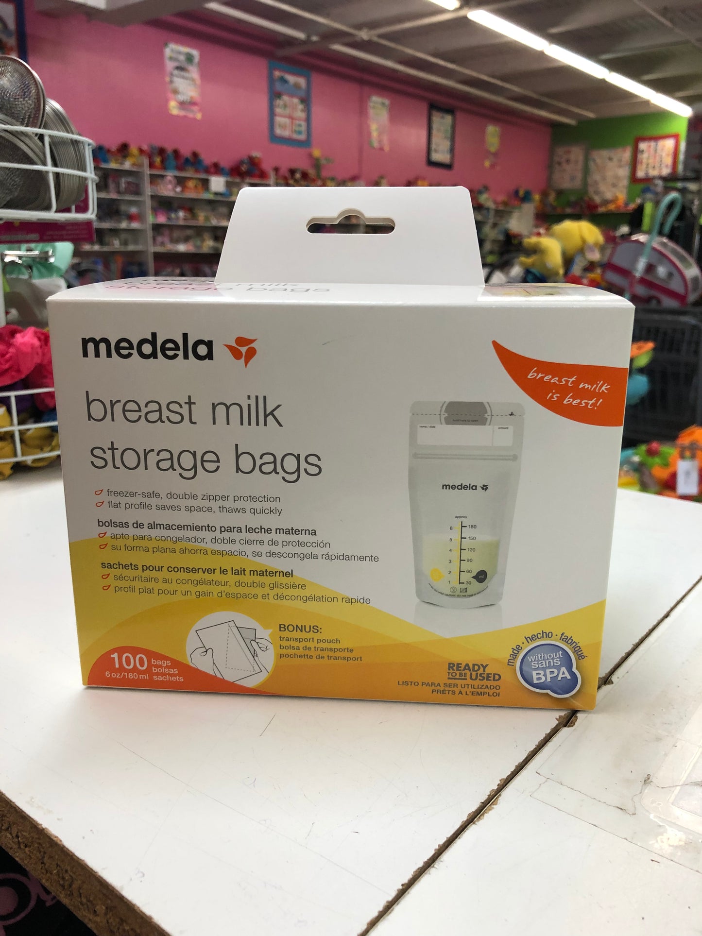 New Medela Breast Milk Storage Bags, 100 Ct