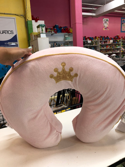 Boppy Pillow, Pink/Crown
